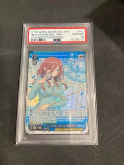 PSA 10 Miku Nakano The Quintessential Quintuplets SP Weiss Schwarz Card JP - Image 1