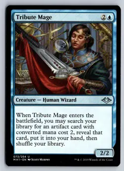 Tribute Mage 73 Uncommon Modern Horizons Magic: The Gathering Near Mint - Image 1