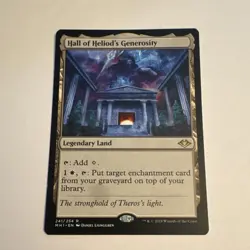 Wizards Hall of Heliod's Generosity Legendary Land Rare Modern Horizons #241 Ma… - Image 1