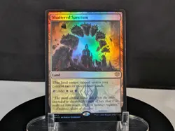 MTG Shattered Sanctum FOIL NM Strixhaven SOS #0260 Rare Orzhov Land - Image 1