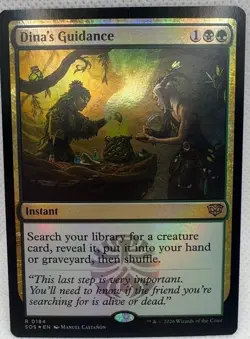 Dinas Guidance 184 Secrets of Strixhaven Foil R NM MTG Card - Image 1
