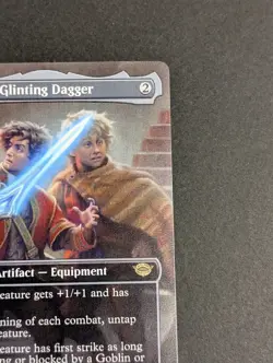 MTG Card - 1x Sting the Glinting Dagger - LOTR - NM Borderless - Magic - #409 - Image 4