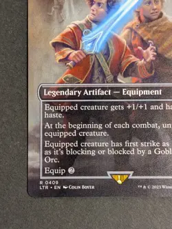 MTG Card - 1x Sting the Glinting Dagger - LOTR - NM Borderless - Magic - #409 - Image 5