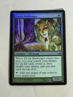 MTG FOIL Elvish Harbinger Lorwyn Magic the Gathering - Image 1