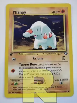 Phanpy ® Neo Genesis 43/111 ® Non Comune ® Pokemon ® 1ª EDIZIONE Italiano ® EX - Image 1