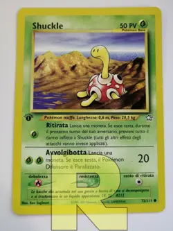 Shuckle ® Neo Genesis 72/111 ® Comune ® Pokemon ® 1ª EDIZIONE Italiano ® EX - Image 1