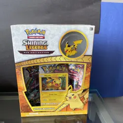 Pokemon TCG Shining Legends Pikachu Pin Collection Box | FACTORY-SEALED NEW - Image 1