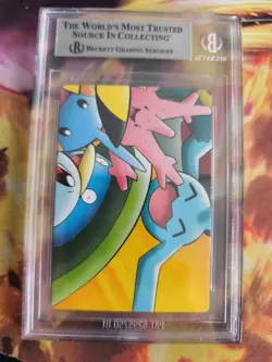 Pokemon Card Japan Zukan Bandai Carddass BGS Beckett 8 Kyogre Groudon Adventure - Image 5
