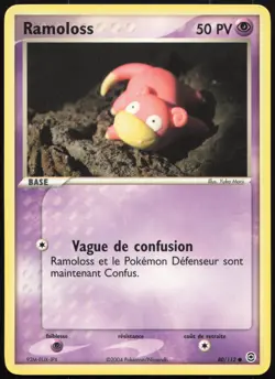 Carte Pokemon Ramoloss 80/112 Rouge Feu & Vert Feuille Francais - Image 1