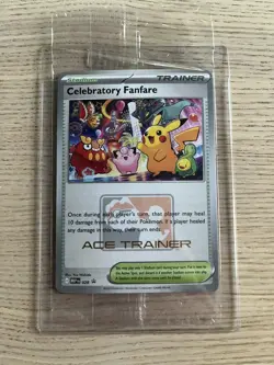 Pokemon TCG - Celebratory Fanfare (Ace Trainer Promo Card) - MEP 028 SEALED - Image 2