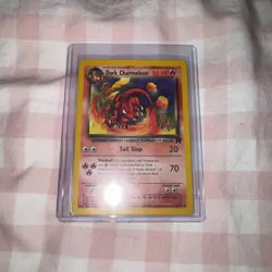 (LP) Dark Charmeleon 32/82 Pokemon Team Rocket W Stamp Promo WOTC - Image 2