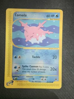 CORSOLA - 102/165 - EXPEDITION - COMMON - POKEMON CARD - Image 1