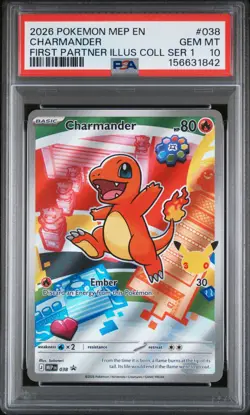 Charmander 038 + Squirtle 039 + Bulbasaur 037 - Pokemon First Partner PSA 10 - Image 3