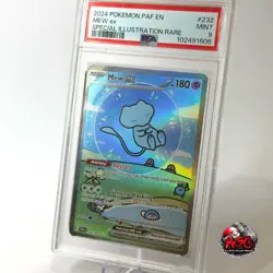 PSA 9 Mew ex 232/091 Paldean Fates Special Illustration Rare Pokemon - Image 3