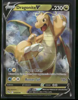 Dragonite V Holo Ultra Rare Pokemon GO 049/078 NM - Image 1