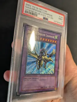 Yugioh Gaia the Dragon Champion LOB-125 1st PSA 9 + Octavius GLAS 1st PSA 10 - Image 3