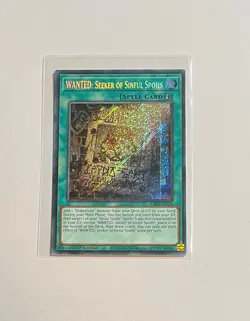 Yu-Gi-Oh! Wanted: Seeker Of Sinful Spoils #RA03-EN074 Secret Rare 1st Ed (NM) - Image 1