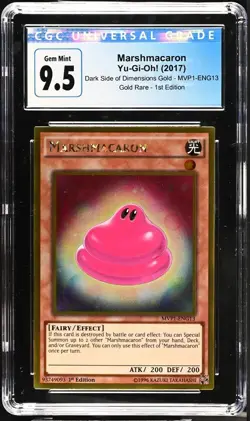 Yu-Gi-Oh! Marshmacaron 2017 DSoD: Gold Edition MVP1-ENG13 Gold 1st Ed CGC 10 - Image 2