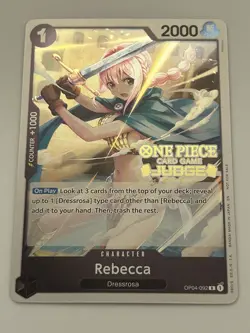 Rebecca (Judge Pack Vol. 6) OP04-092 One Piece Promotion Cards Foil - Image 1