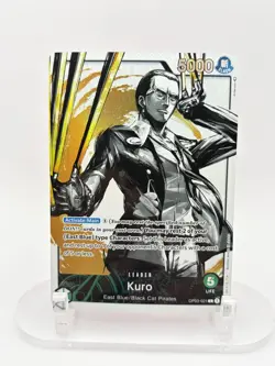 One Piece TCG Kuro OP03-021 Alt Art Leader Pillars Of Strength English NM - Image 1