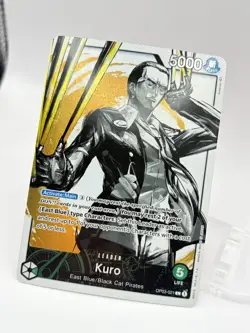 One Piece TCG Kuro OP03-021 Alt Art Leader Pillars Of Strength English NM - Image 3