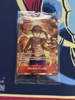 One Piece Treasure Booster (SEALED PROMO CARD) ST10-006 Monkey D Luffy ENGLISH - Image 1