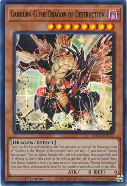 Gandora-G the Dragon of Destruction - MP25-EN177 - Ultra Rare 1st Edition - Image 1