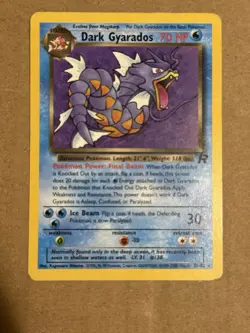 Pokemon Dark Gyarados Rare Card 25/82 Team Rocket Unlimited 70 HP English - Image 1