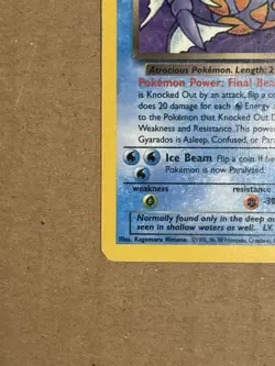Pokemon Dark Gyarados Rare Card 25/82 Team Rocket Unlimited 70 HP English - Image 5