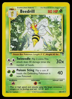 Pokemon Card - Beedrill Legendary Collection 20/110 Rare - Image 1