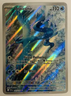 Pokemon TCG Articuno Journey Together 161/159 Special Illustration Rare Card - Image 1