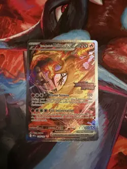 Team Rockets Moltres Stamped Destined Rivals Promo Card 229/182 NM - Image 1