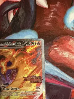 Team Rockets Moltres Stamped Destined Rivals Promo Card 229/182 NM - Image 3