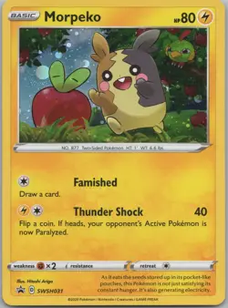 SWSH: Sword & Shield Promo Cards #SWSH031 Morpeko Holo - Image 1