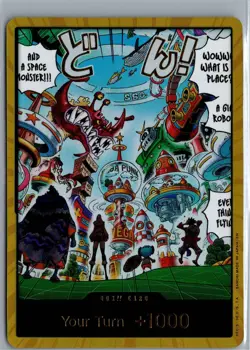 DON!! CARD (EGGHEAD) (GOLD) THE AZURE SEA'S SEVEN DON!! NM/M - Image 1