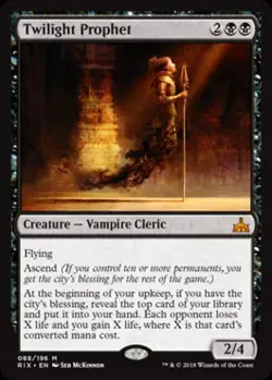 MTG English Twilight Prophet NM Foil Rivals of Ixalan - Image 1