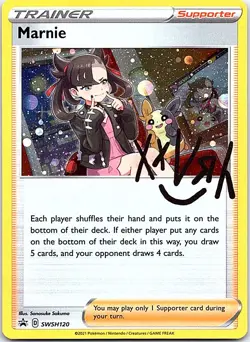Marnie Holo Promo SWSH: Sword & Shield Promo Cards SWSH120 NM - Image 1