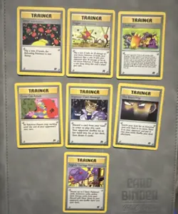 Pokemon TCG Team Rocket Trainer Card Lot Sleep!, Digger, Challenge!, 7 Cards - Image 1