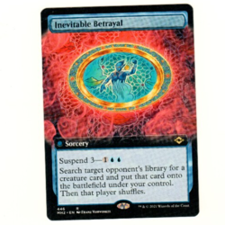 Inevitable Betrayal Extended Art Modern Horizons 2 Magic The Gathering Card - Image 3