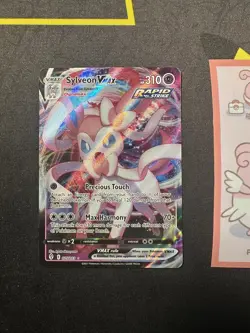 Pokemon Card Sylveon Vmax 075/203 Evolving Skies Full Art Ultra Rare 029💎NM💎 - Image 1