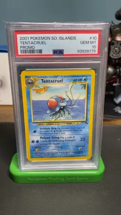 Pokemon Tentacruel Card PSA 10 Southern Island 10 /18 Promo 2001 Gem Mint - Image 1