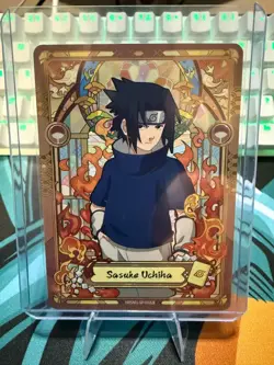 Sasuke Uchiha NRSA01-SP-002L5: Naruto Smriti Collectible Card Series 1 - Image 1