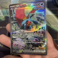 Roaring Moon EX Sir 251/182 Paradox Rift Holo Pokemon TCG Card NM Condition - Image 2