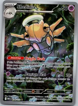 Pokemon Shedinja & Ninjask Illustration Rare 2-Card Lot – MEG NM + Bonus CRD - Image 5
