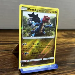 Pokemon Druddigon 157/236 Basic Dragon Card HP 120 ATK 100 Regular Finish - Image 3