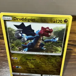 Pokemon Druddigon 157/236 Basic Dragon Card HP 120 ATK 100 Regular Finish - Image 5