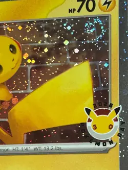 Pikachu Cosmos Holo Promo Card + Coin 💫Swirl🌀(Pokemon Day 2026) - Image 5