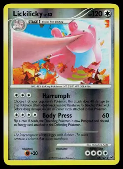 Pokemon Card - Lickilicky Platinum 33/127 Reverse Holo Rare - Image 1