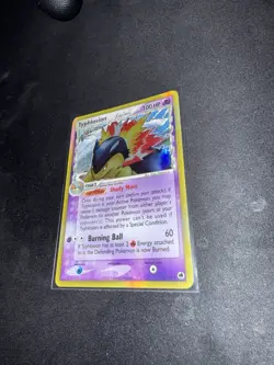 Pokemon TCG Typhlosion Delta Species Holo Rare Card #12/101 EX Dragon Frontiers - Image 2