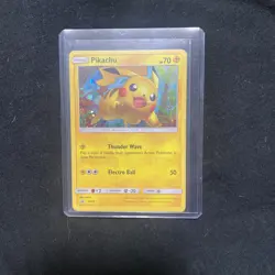 Pikachu SM76 Shining Legends Holo Black Star Promo Pokemon Card - Image 1